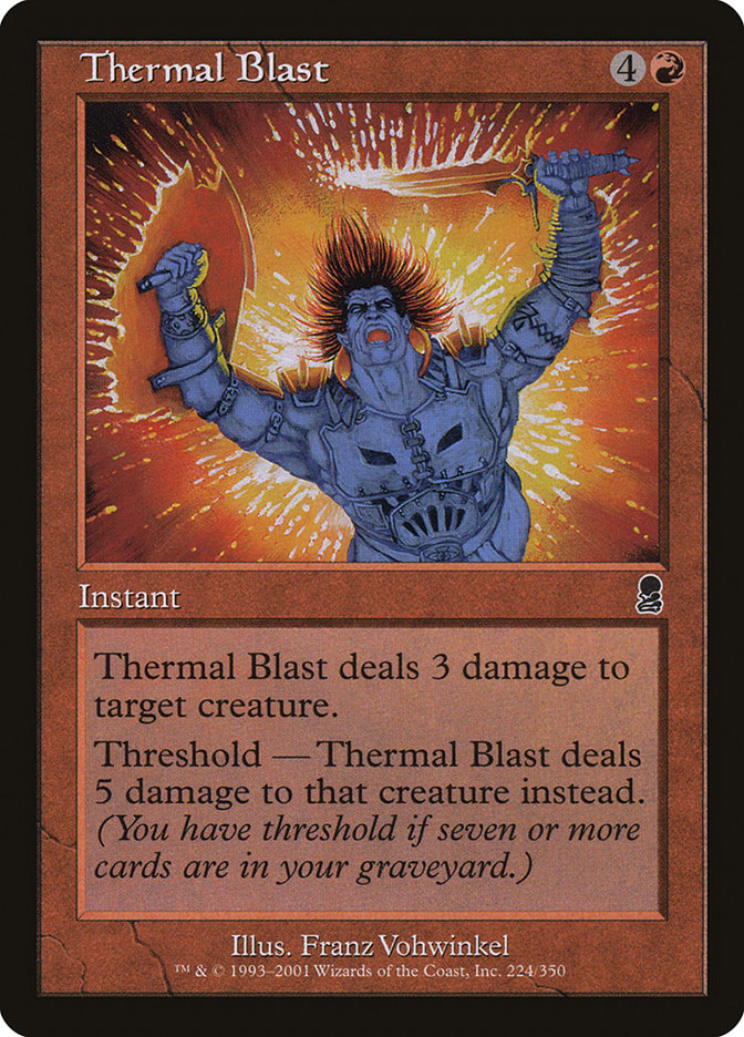 Thermal Blast [Odyssey] | Golgari Games