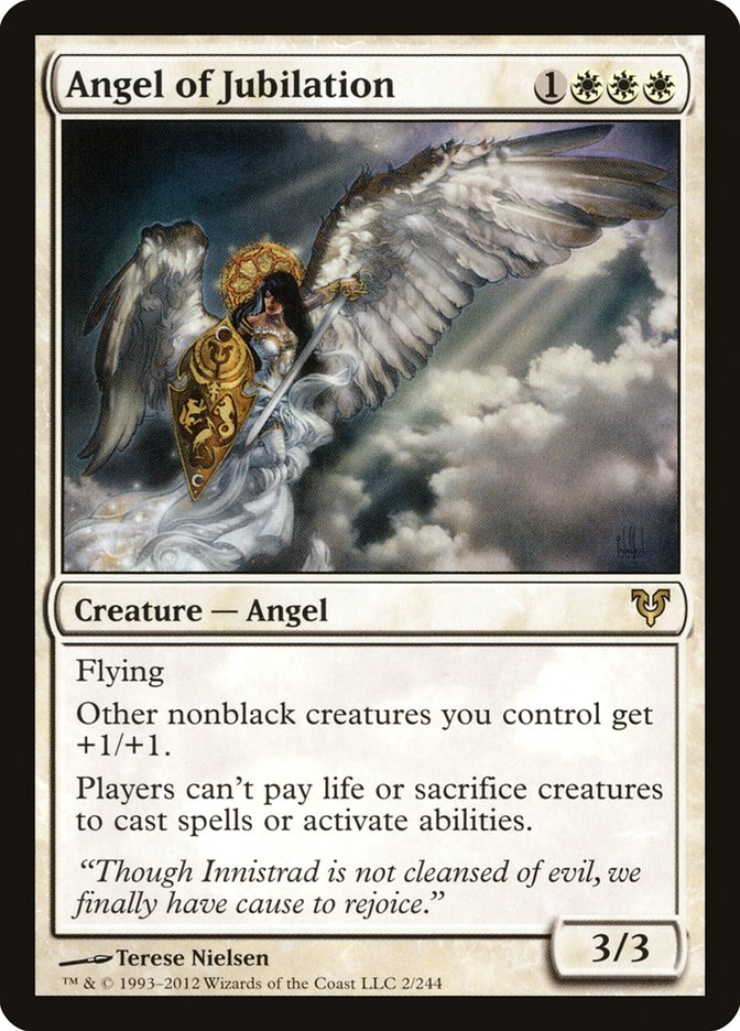 Angel of Jubilation [Avacyn Restored] | Golgari Games