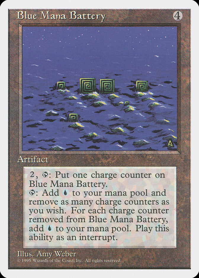 Blue Mana Battery [Fourth Edition] | Local Legends