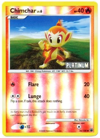 Chimchar (56/100) [Burger King Promos: 2009 Collection] | Golgari Games