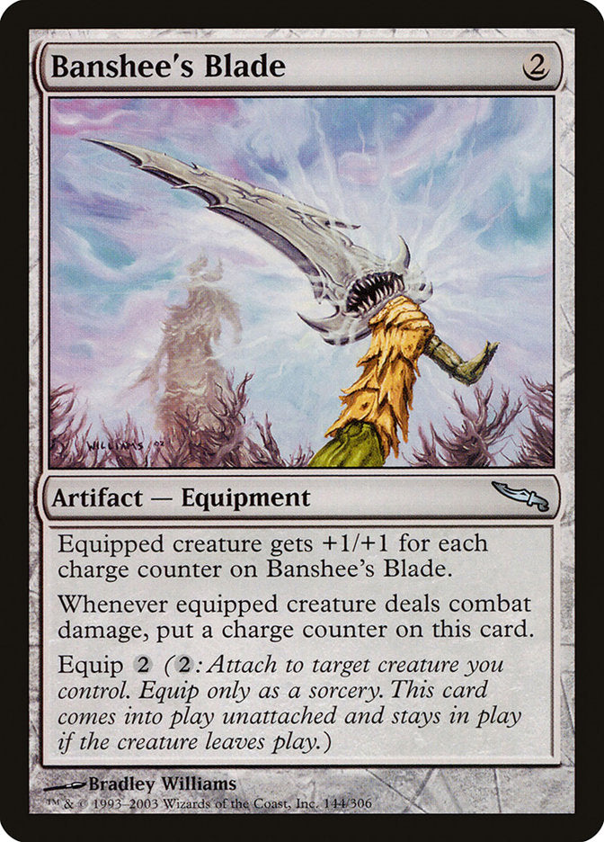 Banshee's Blade [Mirrodin] | Golgari Games