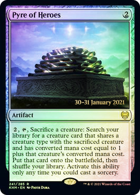 Pyre of Heroes [Kaldheim Prerelease Promos] | Local Legends