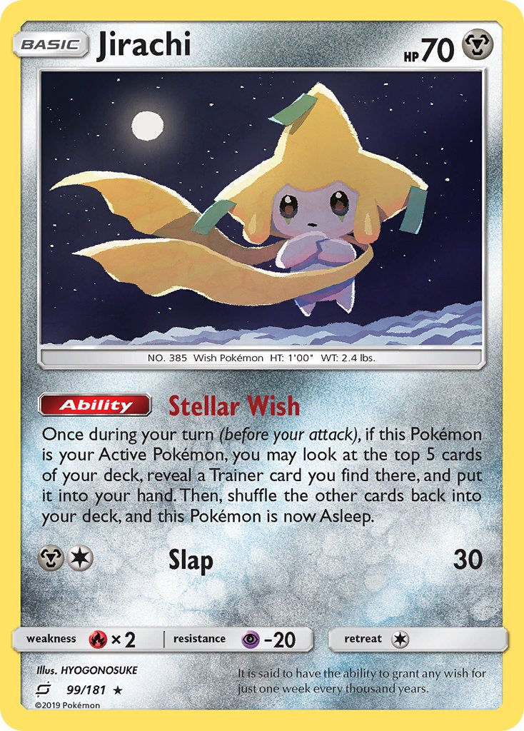 Jirachi (99/181) (Theme Deck Exclusive) [Sun & Moon: Team Up] | Golgari Games