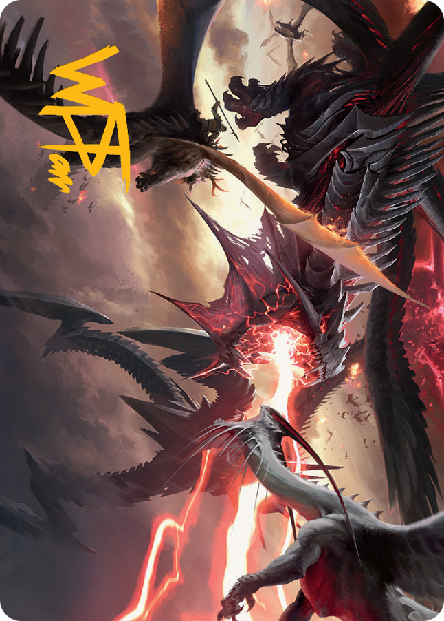 Invasion of Tarkir Art Card (Gold-Stamped Signature) [March of the Machine Art Series] | Local Legends