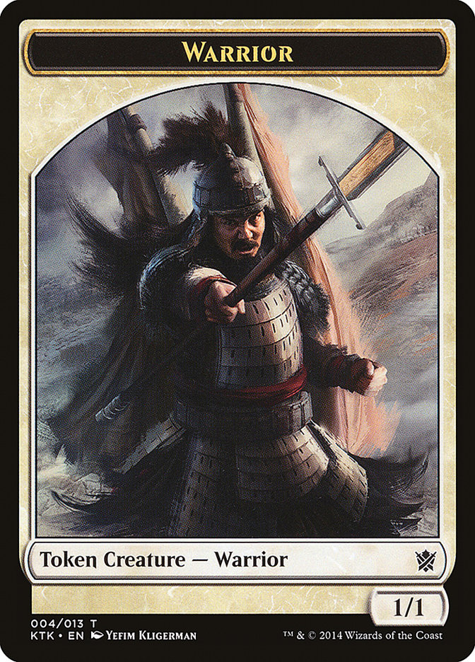 Warrior Token (004/013) [Khans of Tarkir Tokens] | Golgari Games