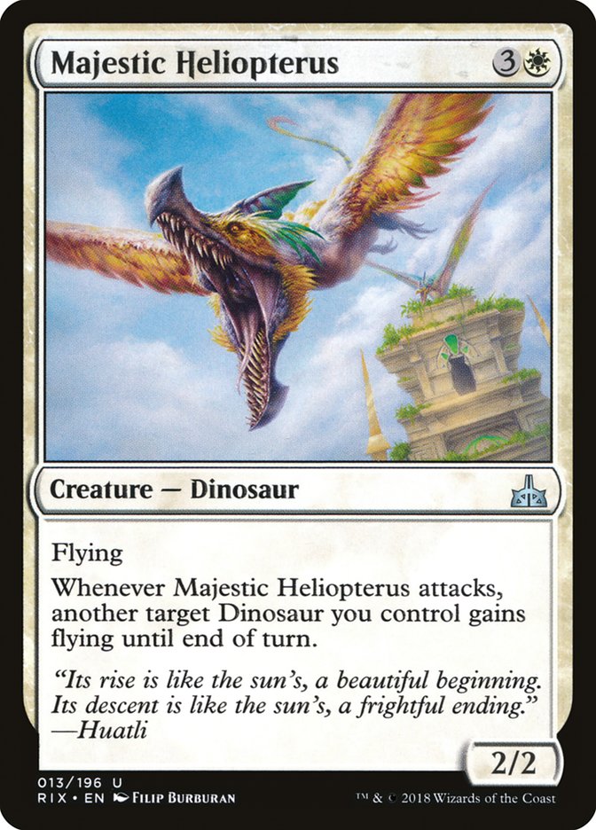 Majestic Heliopterus [Rivals of Ixalan] | Local Legends
