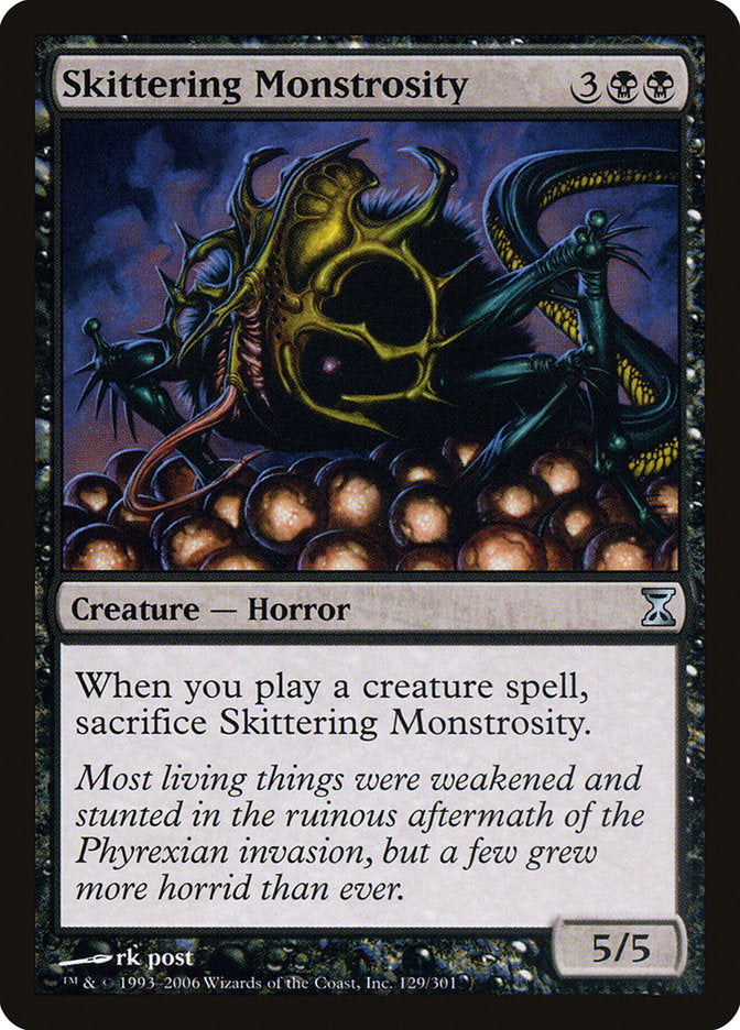 Skittering Monstrosity [Time Spiral] | Golgari Games