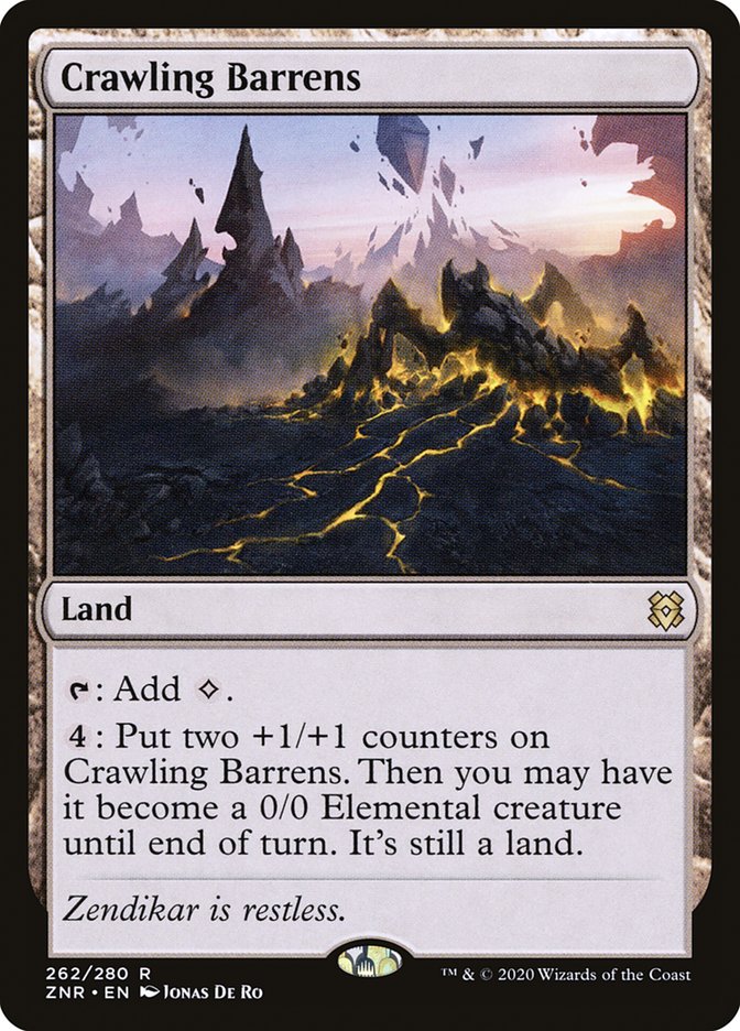 Crawling Barrens [Zendikar Rising] | Local Legends