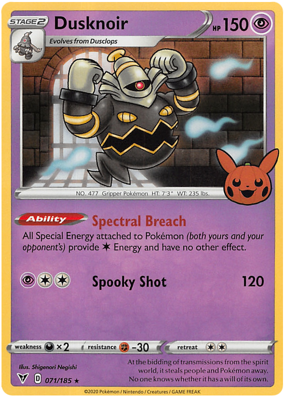 Dusknoir (071/185) [Trick or Trade 2023] | Golgari Games