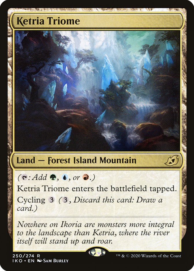 Ketria Triome [Ikoria: Lair of Behemoths] | Golgari Games