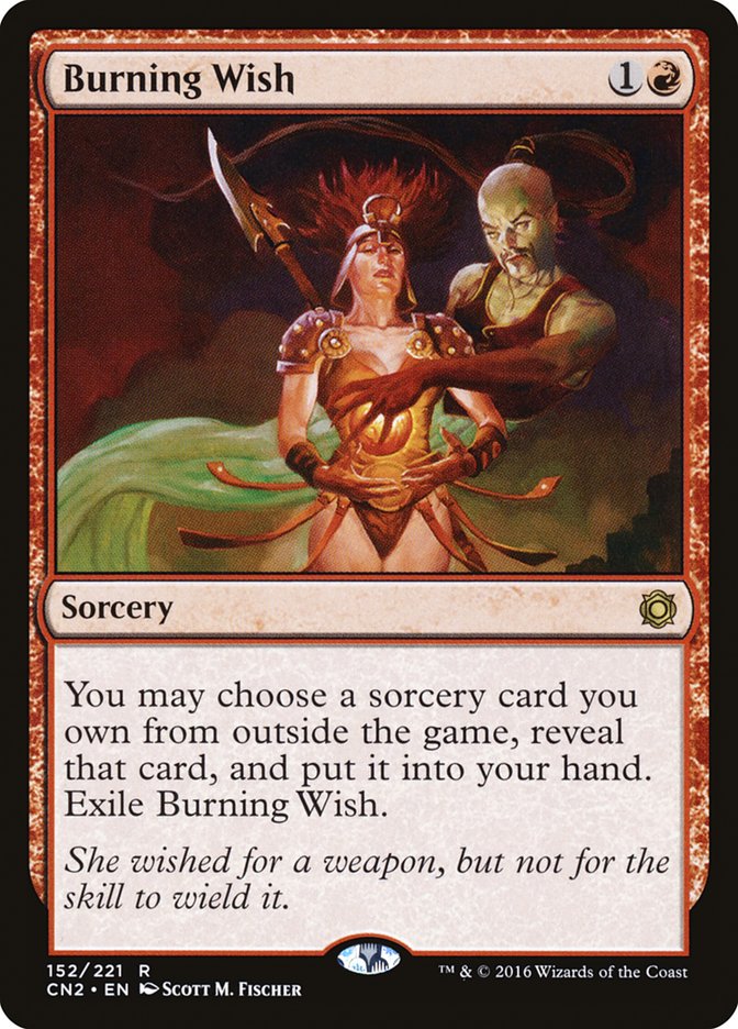 Burning Wish [Conspiracy: Take the Crown] | Golgari Games