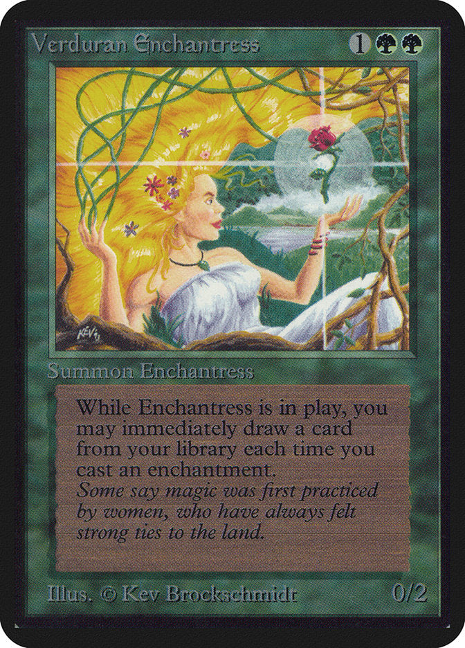 Verduran Enchantress [Alpha Edition] | Local Legends