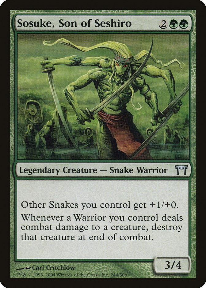 Sosuke, Son of Seshiro [Champions of Kamigawa] | Golgari Games