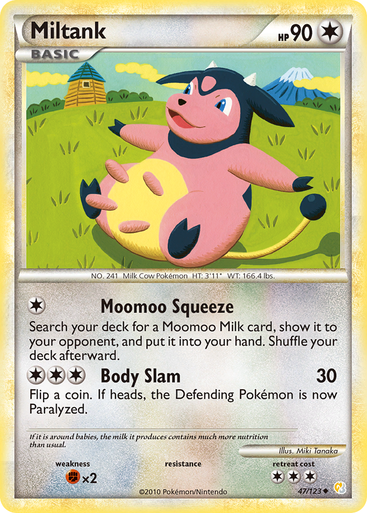 Miltank (47/123) [HeartGold & SoulSilver: Base Set] | Golgari Games