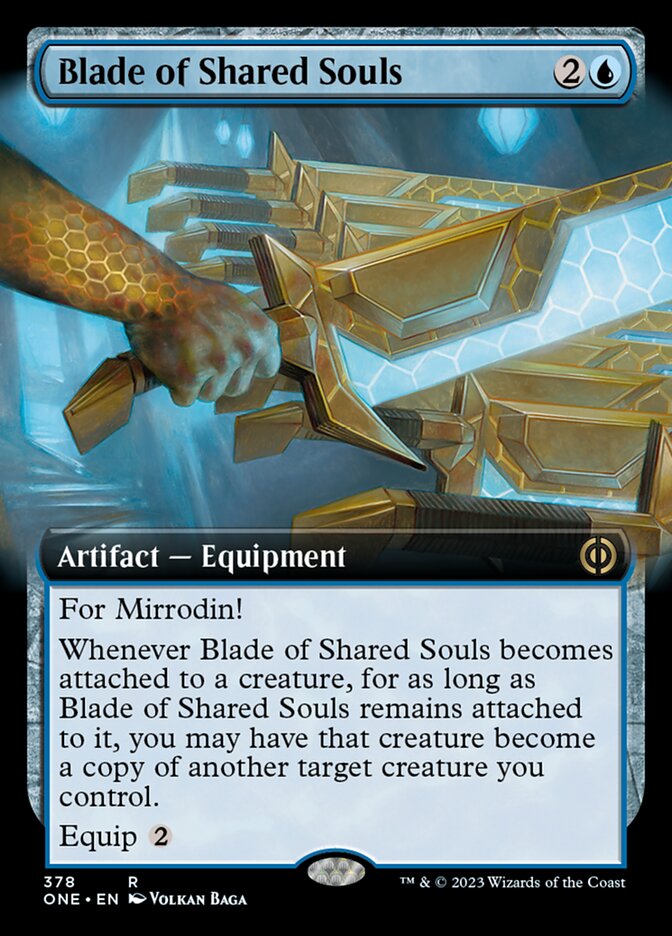 Blade of Shared Souls (Extended Art) [Phyrexia: All Will Be One] | Golgari Games