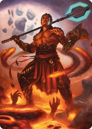 Koth, Fire of Resistance Art Card [Phyrexia: All Will Be One Art Series] | Local Legends