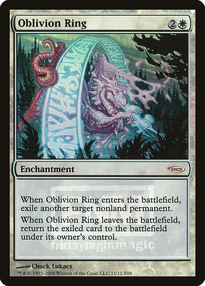 Oblivion Ring [Friday Night Magic 2009] | Golgari Games