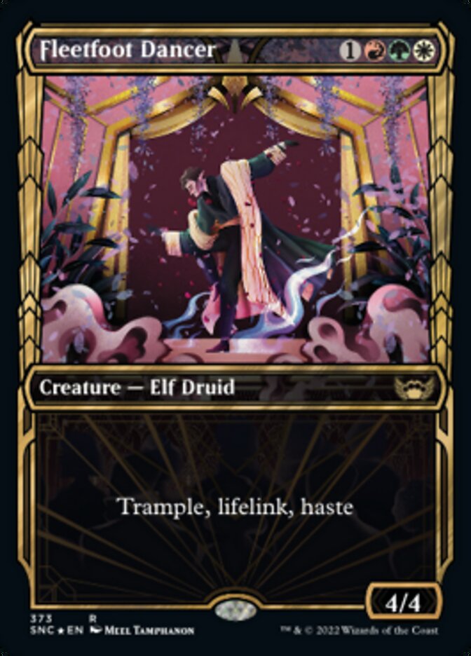 Fleetfoot Dancer (Showcase Golden Age Gilded Foil) [Streets of New Capenna] | Local Legends