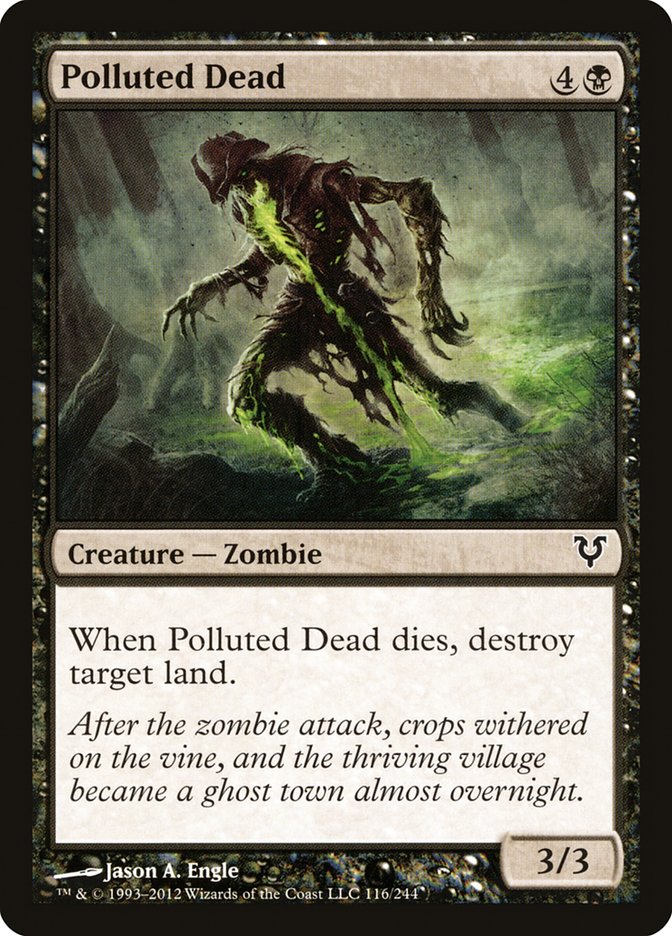 Polluted Dead [Avacyn Restored] | Golgari Games