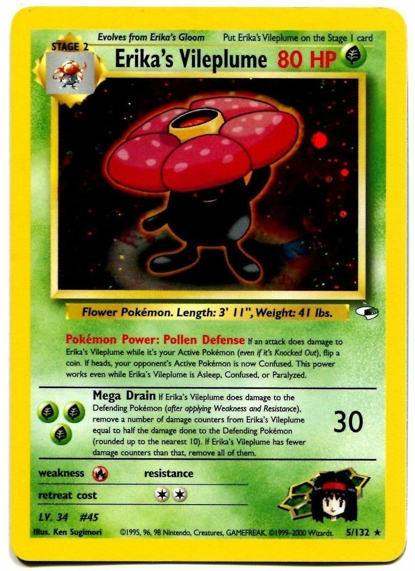 Erika's Vileplume (5/132) [Gym Heroes Unlimited] | Local Legends