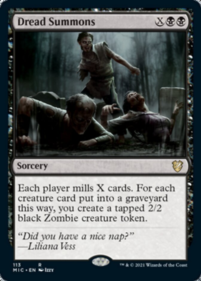 Dread Summons [Innistrad: Midnight Hunt Commander] | Local Legends