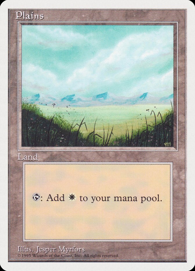 Plains (No Trees, Signature on Bottom Right) [Rivals Quick Start Set] | Golgari Games