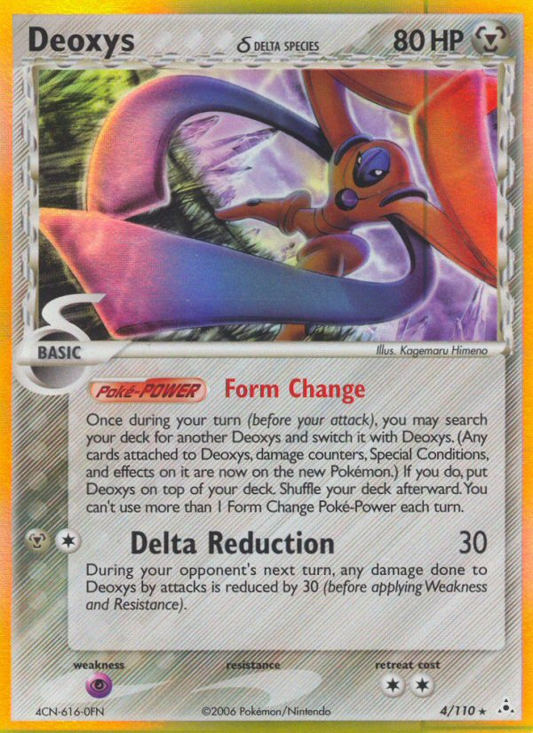 Deoxys (4/110) (Delta Species) [EX: Holon Phantoms] | Golgari Games