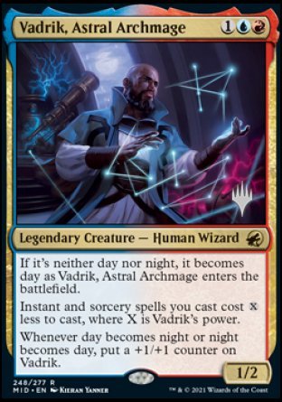 Vadrik, Astral Archmage (Promo Pack) [Innistrad: Midnight Hunt Promos] | Golgari Games