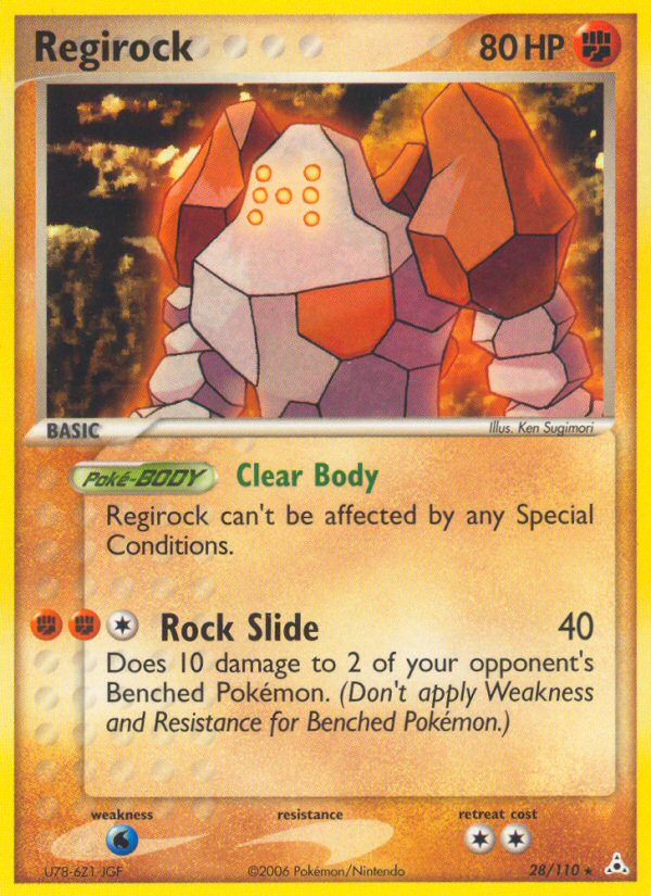 Regirock (28/110) [EX: Holon Phantoms] | Golgari Games