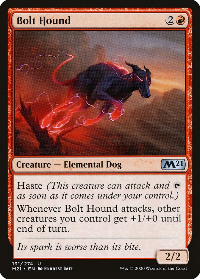 Bolt Hound [Core Set 2021] | Golgari Games