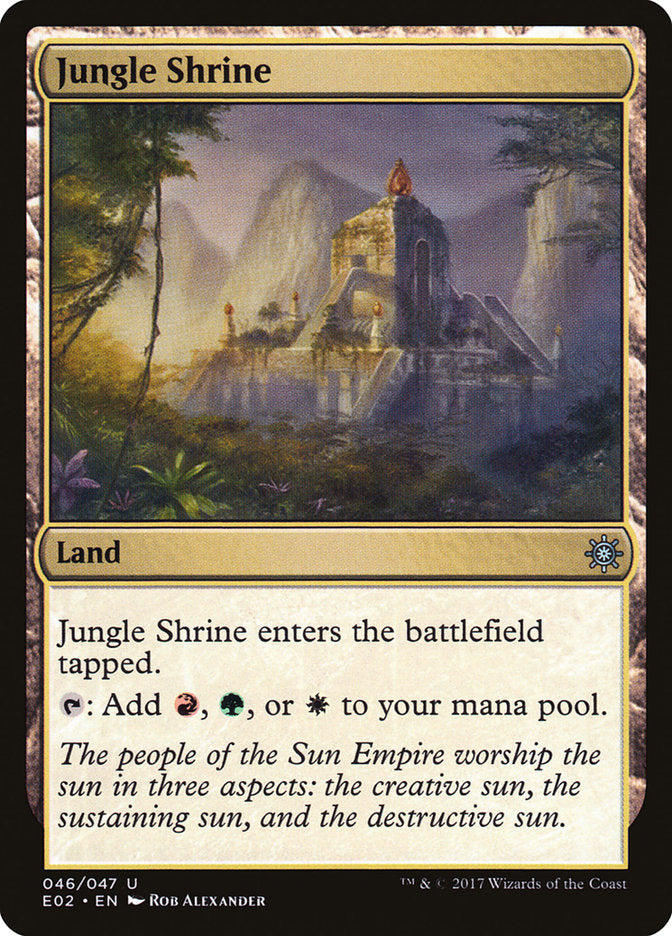 Jungle Shrine [Explorers of Ixalan] | Golgari Games