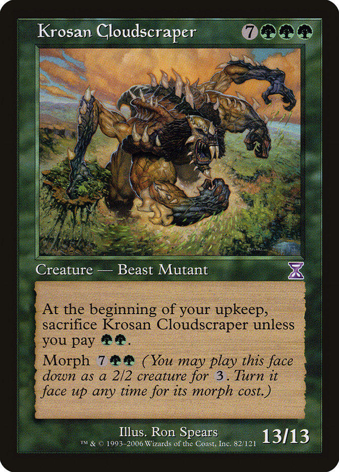 Krosan Cloudscraper [Time Spiral Timeshifted] | Golgari Games