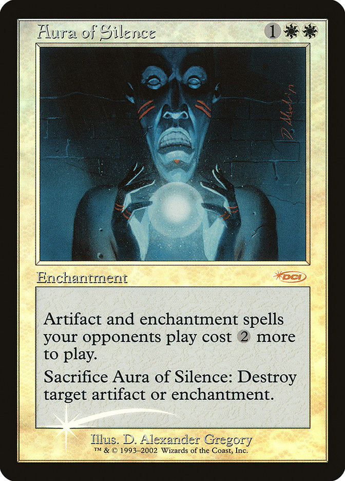 Aura of Silence [Friday Night Magic 2002] | Golgari Games