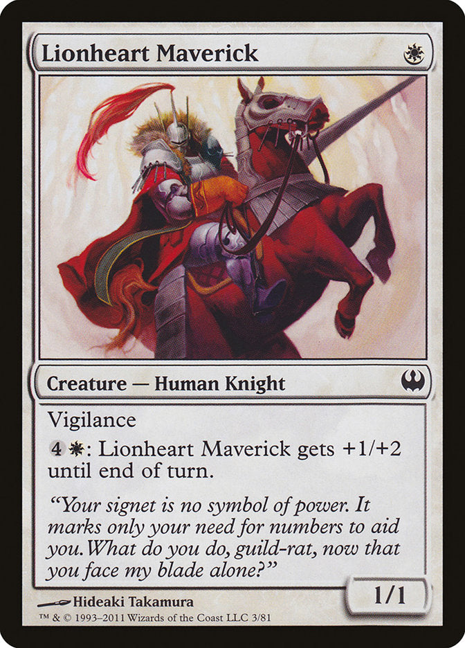 Lionheart Maverick [Duel Decks: Knights vs. Dragons] | Local Legends