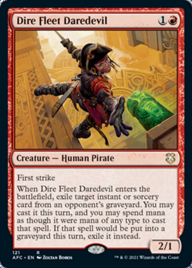 Dire Fleet Daredevil [Dungeons & Dragons: Adventures in the Forgotten Realms Commander] | Local Legends