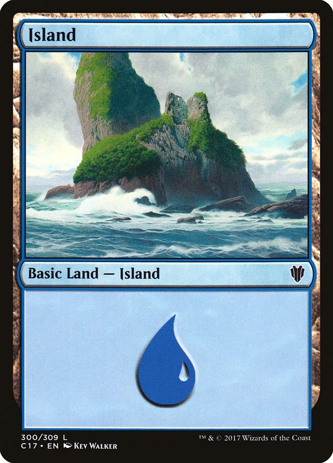 Island (300) [Commander 2017] | Golgari Games