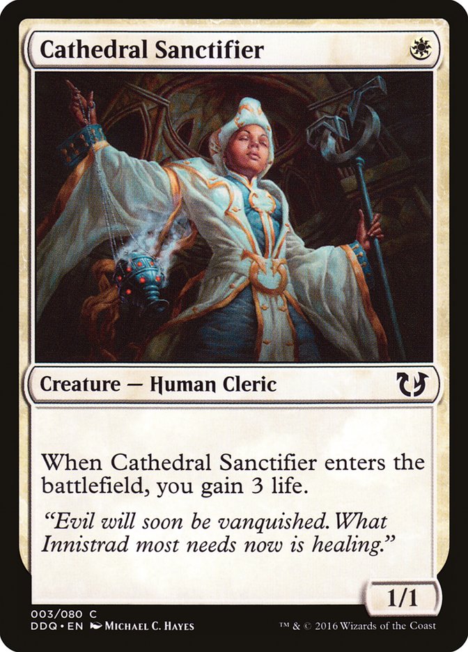 Cathedral Sanctifier [Duel Decks: Blessed vs. Cursed] | Golgari Games