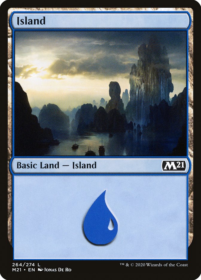 Island (264) [Core Set 2021] | Golgari Games