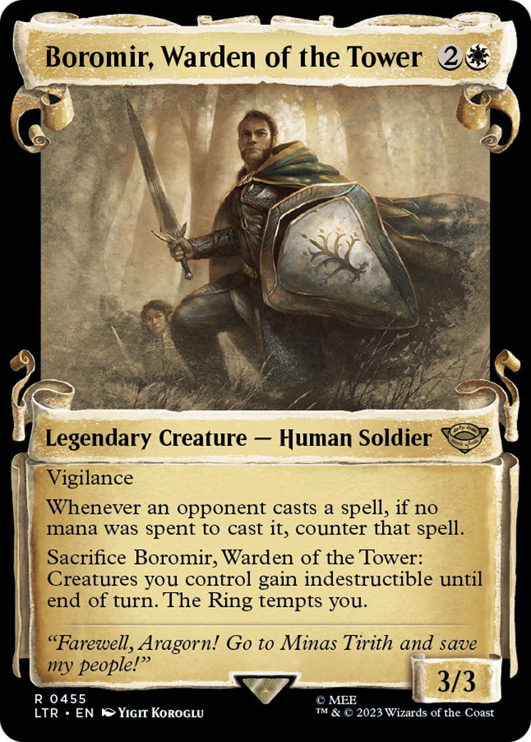 Boromir, Warden of the Tower [The Lord of the Rings: Tales of Middle-Earth Showcase Scrolls] | Local Legends