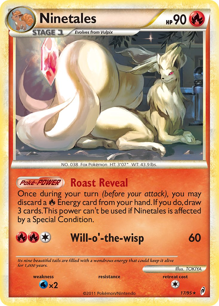 Ninetales (17/95) (Theme Deck Exclusive) [HeartGold & SoulSilver: Call of Legends] | Golgari Games