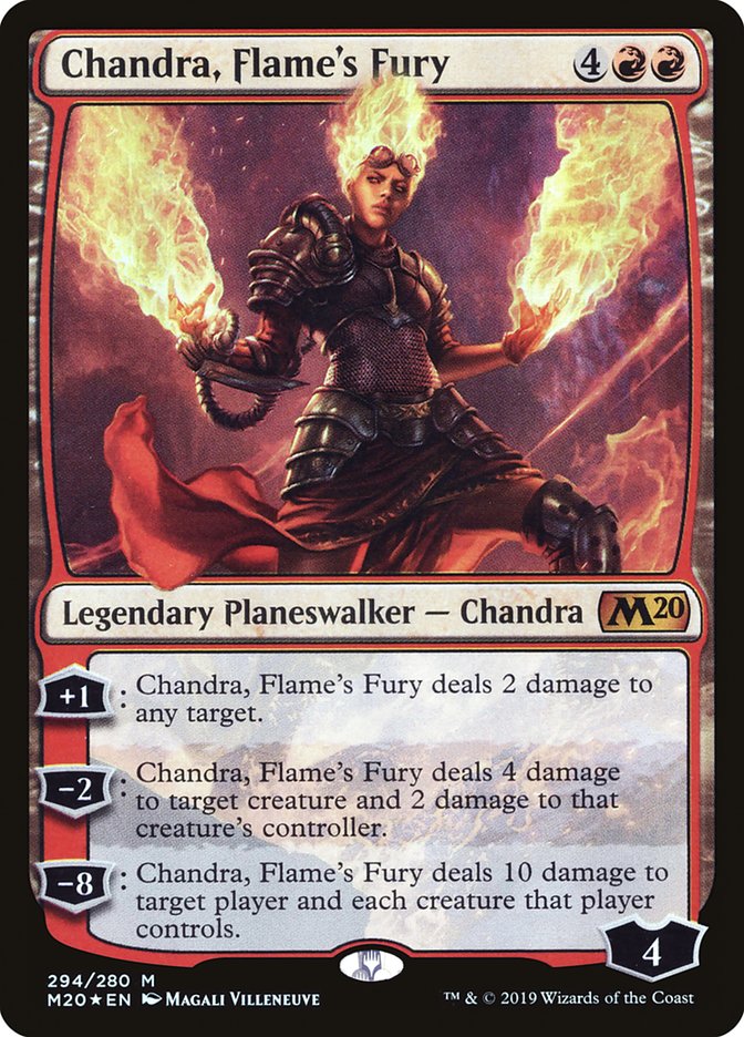 Chandra, Flame's Fury [Core Set 2020] | Local Legends