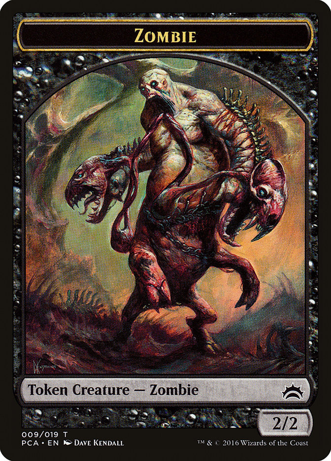 Zombie Token [Planechase Anthology Tokens] | Local Legends