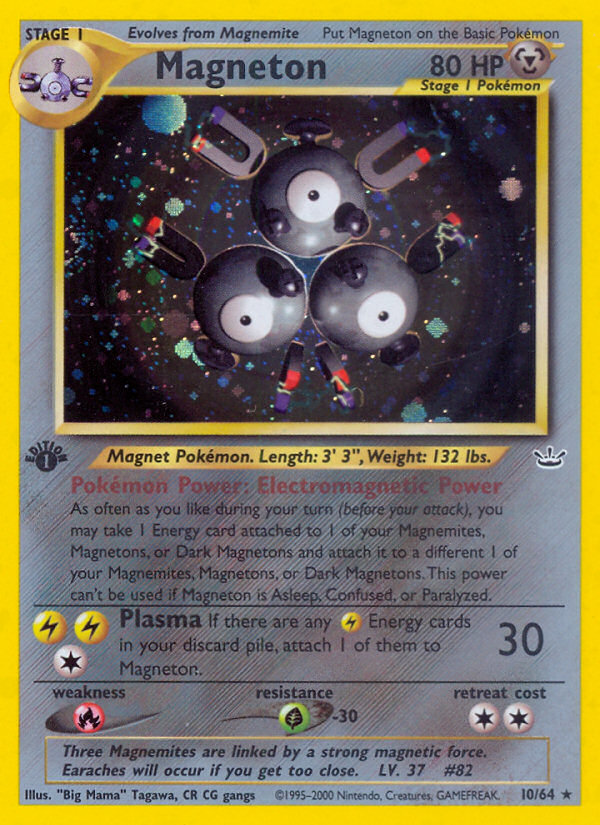 Magneton (10/64) [Neo Revelation 1st Edition] | Golgari Games