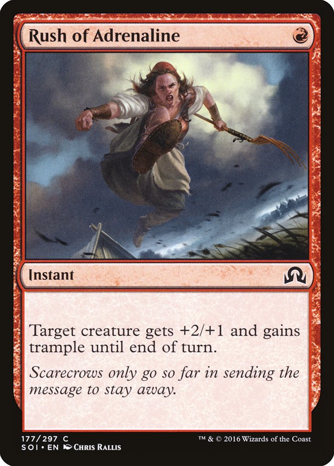 Rush of Adrenaline [Shadows over Innistrad] | Local Legends