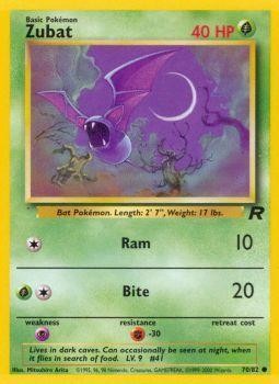 Zubat (70/82) [Team Rocket Unlimited] | Golgari Games