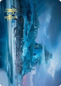 Port of Karfell Art Card (Gold-Stamped Signature) [Kaldheim Art Series] | Local Legends
