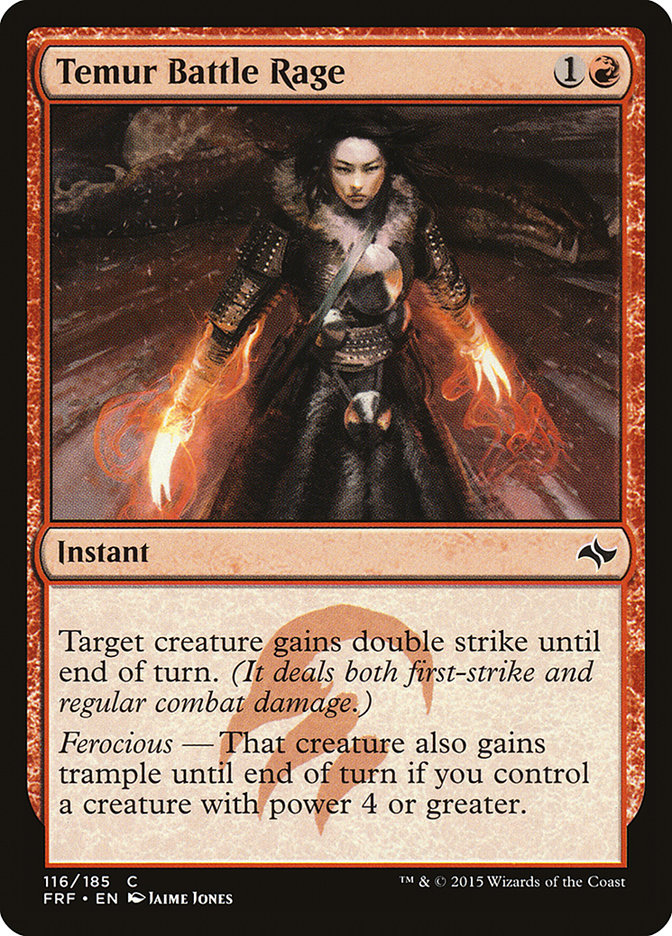 Temur Battle Rage [Fate Reforged] | Local Legends
