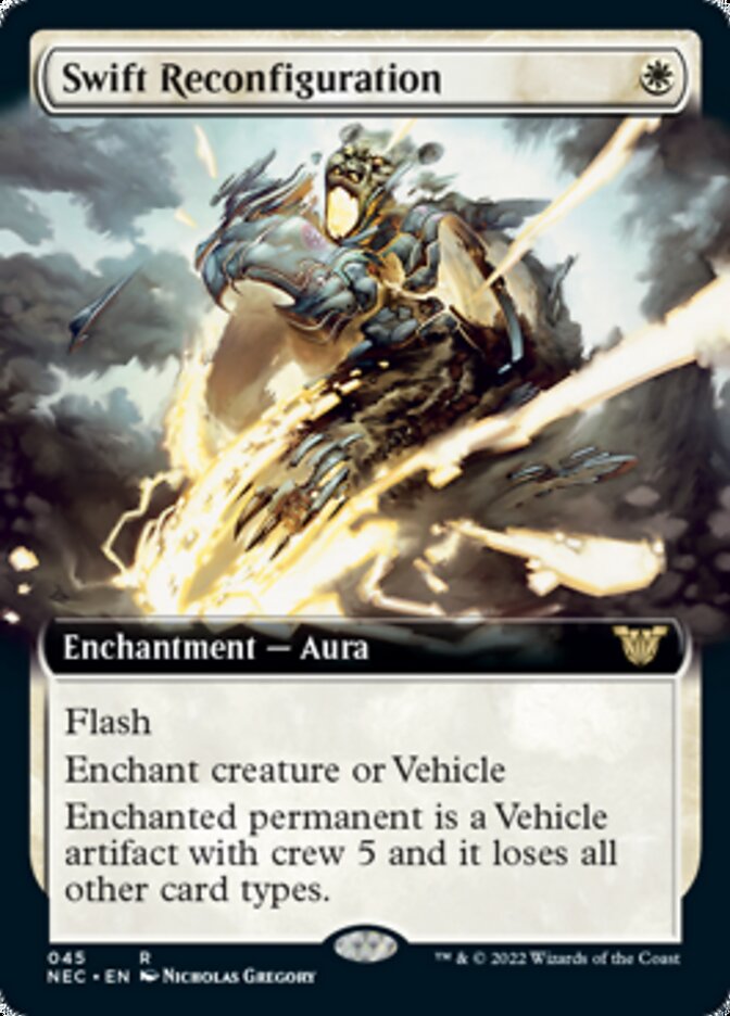 Swift Reconfiguration (Extended Art) [Kamigawa: Neon Dynasty Commander] | Local Legends