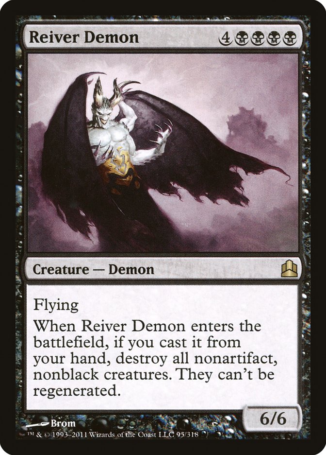 Reiver Demon [Commander 2011] | Golgari Games