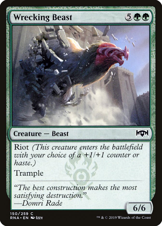 Wrecking Beast [Ravnica Allegiance] | Golgari Games